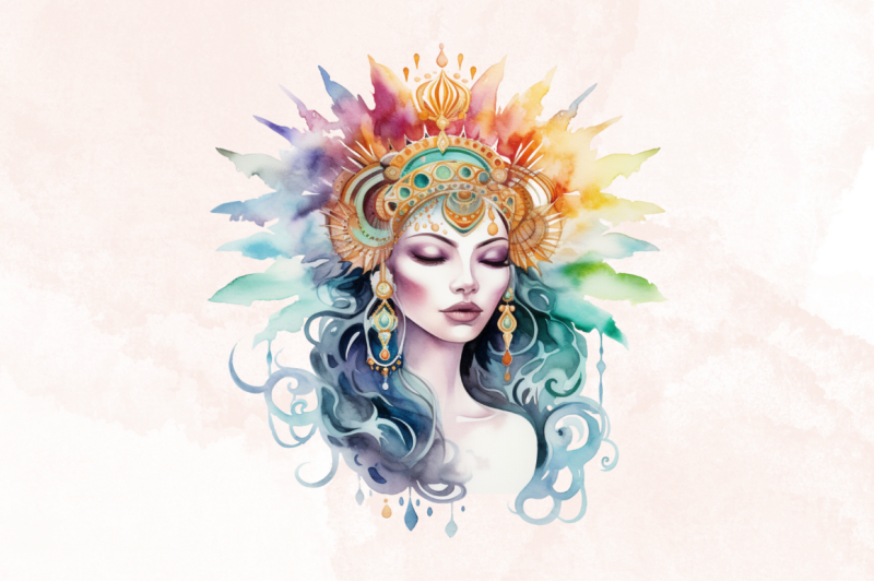 ancient-goddess-watercolor-clipart