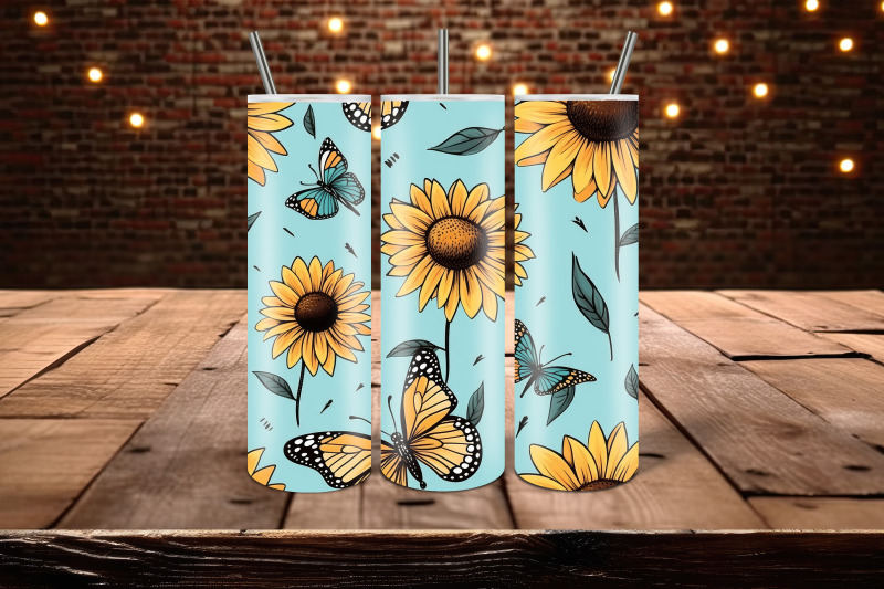 sunflower-butterflies-seamless-pattern-backgrounds