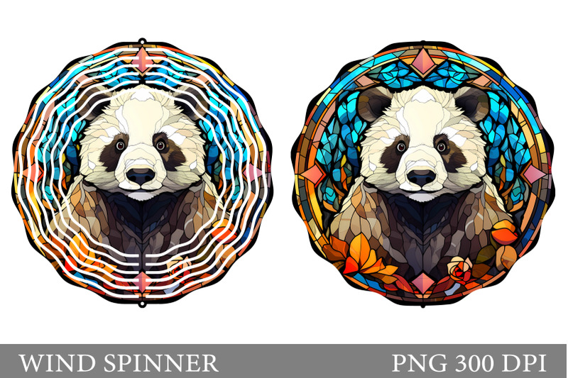 panda-spinner-sublimation-stained-glass-panda-wind-spinner