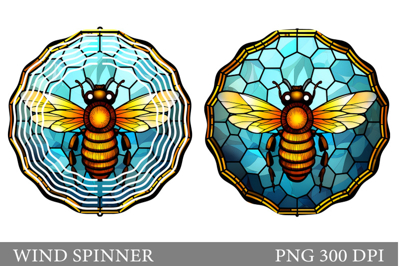 stained-glass-bee-wind-spinner-bee-wind-spinner-design