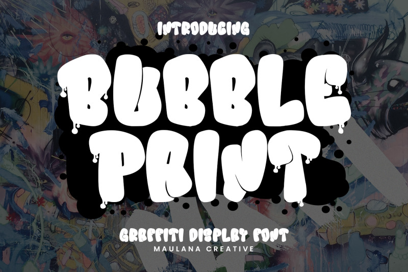 bubble-paint-graffiti-display-font