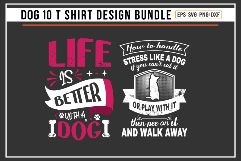dog-typographic-t-shirt-design-vector