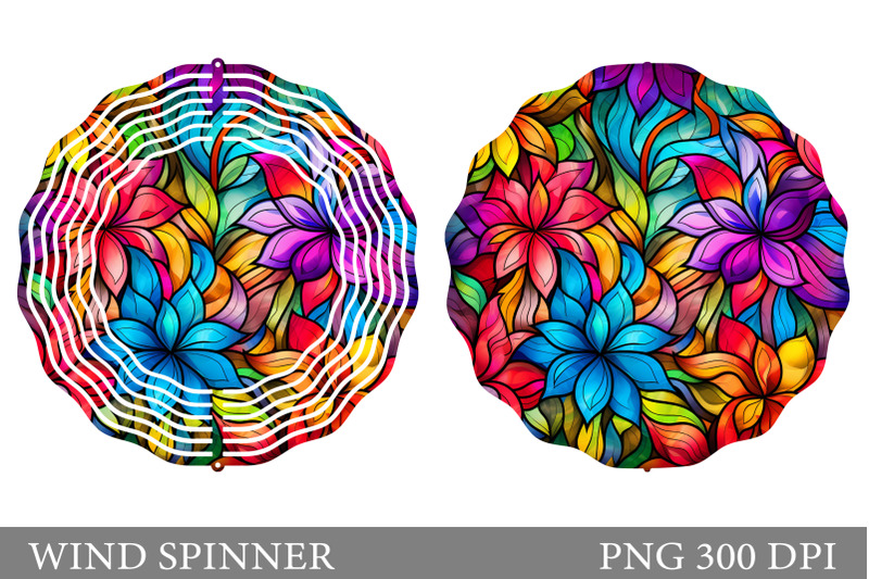 rainbow-flowers-spinner-sublimation-flowers-spinner-design