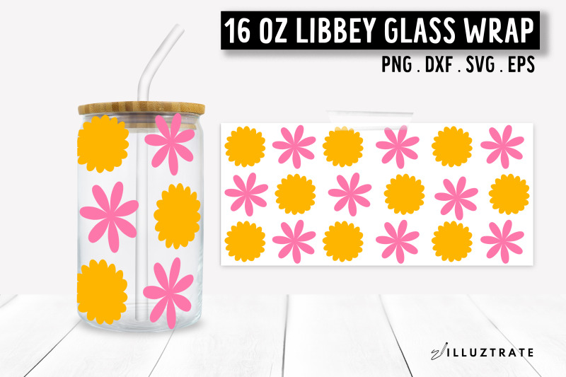 flower-pattern-libbey-can-glass-svg-16oz-floral-wrap