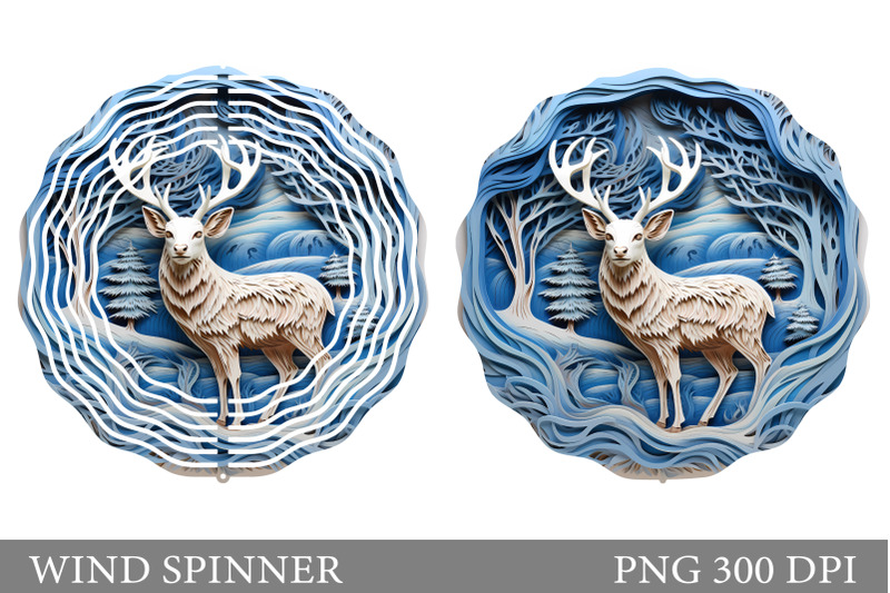 deer-spinner-sublimation-winter-wind-spinner-design