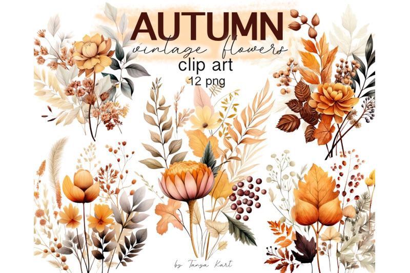 fall-flowers-clipart-bundle-autumn-floral-bouquets-vintage-designs-fo