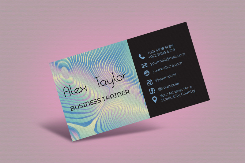 holographic-business-card-design-template-nbsp