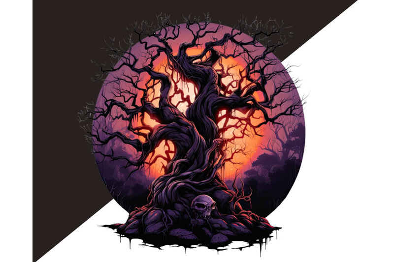 halloween-clipart-witch-graphics-circle-background