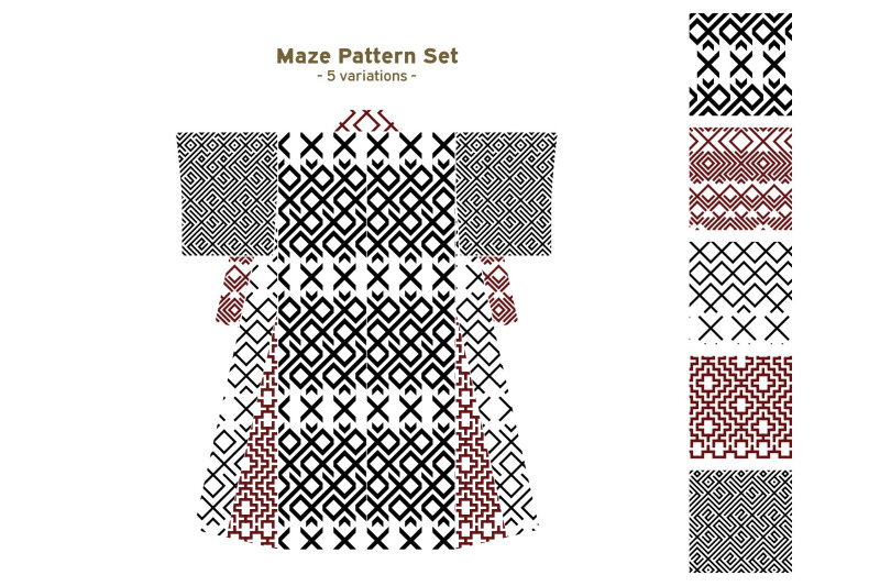 maze-pattern-set-16