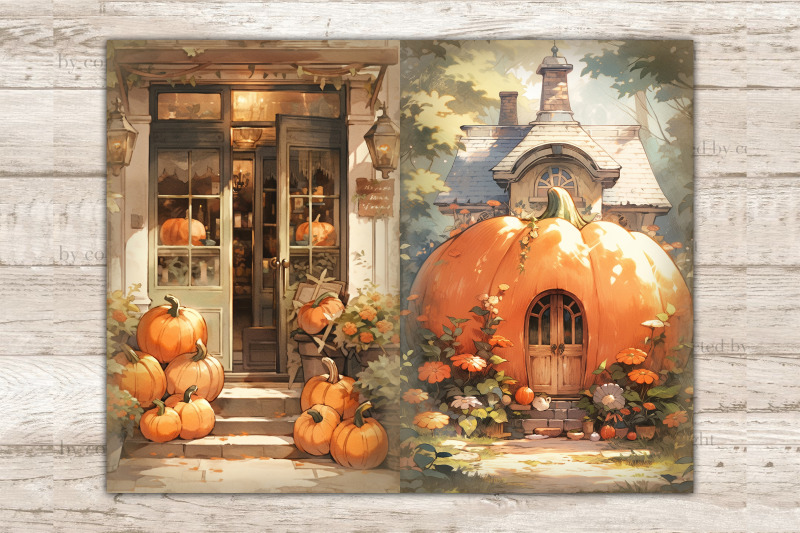 cute-autumn-junk-journal-kawaii-digital-paper