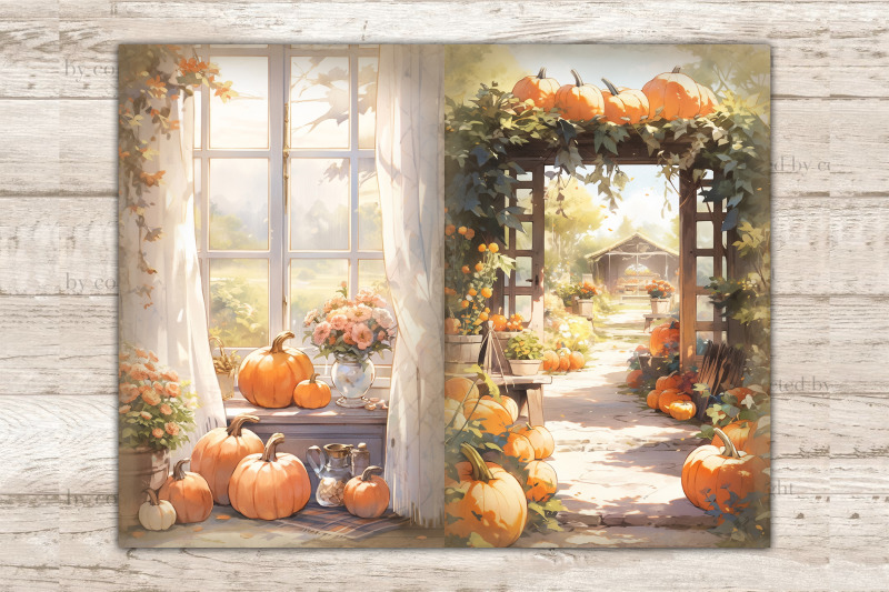 cute-autumn-junk-journal-kawaii-digital-paper
