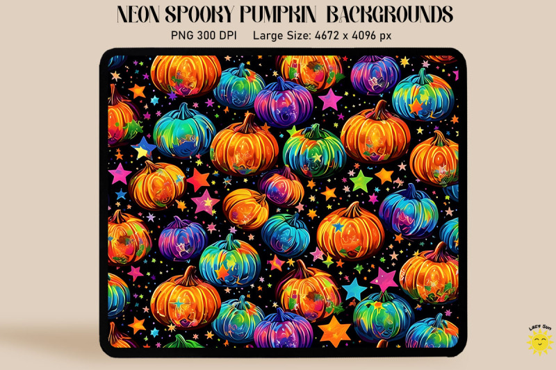 vibrant-colors-spooky-halloween-pumpkins