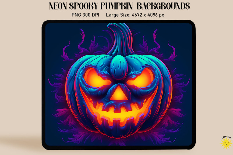 neon-color-jack-o-039-lantern-frowning