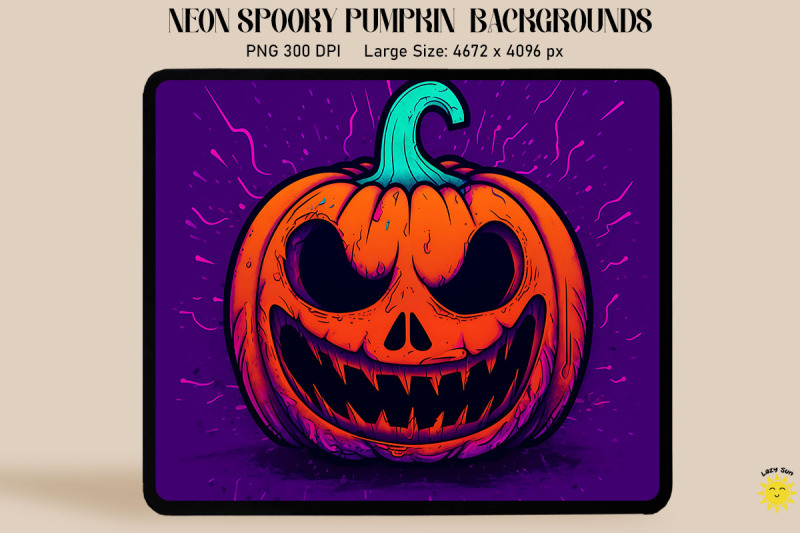 neon-color-spooky-jack-o-039-lantern