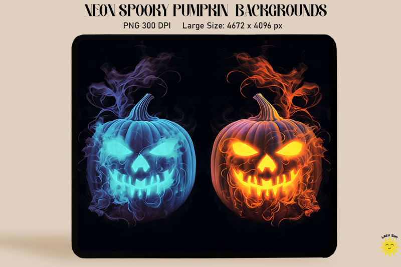 neon-spooky-pumpkins-and-smoke