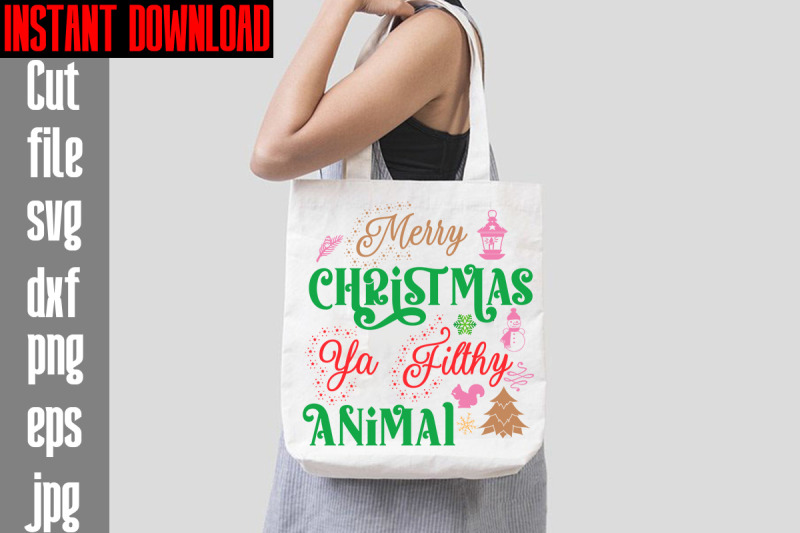 merry-christmas-ya-filthy-animal-svg-cut-file-mega-retro-christmas-svg