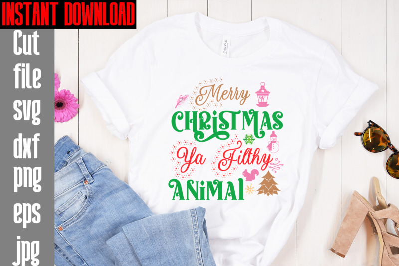 merry-christmas-ya-filthy-animal-svg-cut-file-mega-retro-christmas-svg