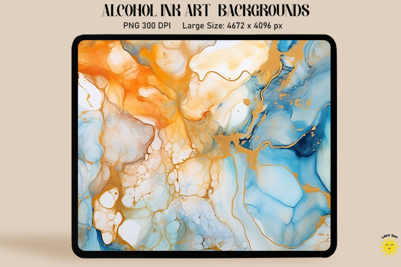 blue-orange-and-white-alcohol-ink-art