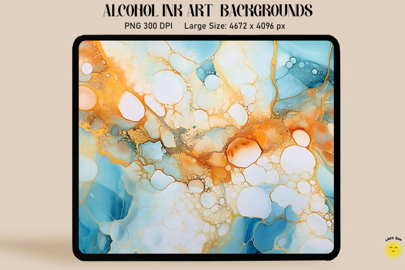 blue-orange-and-white-alcohol-ink-art