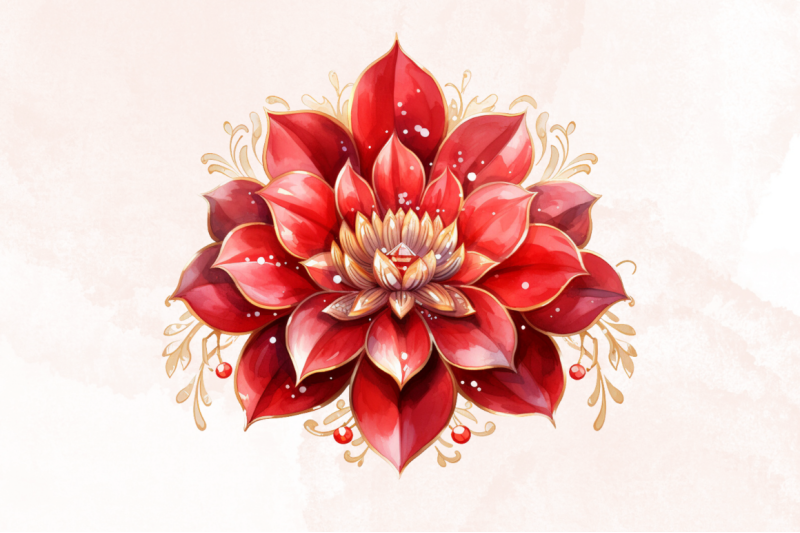 fantasy-royal-flower-watercolor-clipart