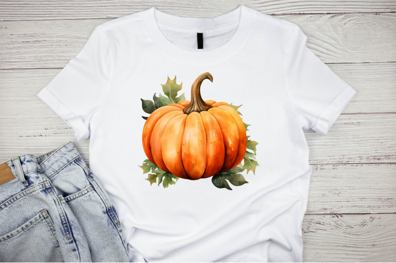 pumpkin-watercolor-clipart-sublimation