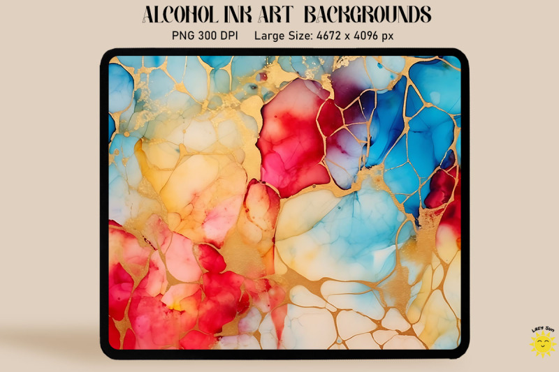 red-blue-and-yellow-alcohol-ink-art