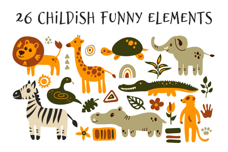 african-animals-clipart