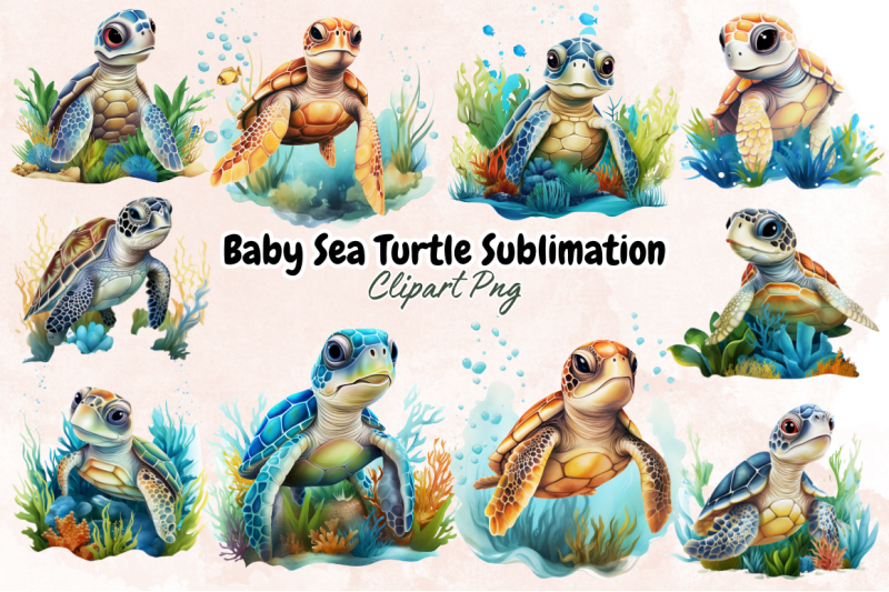 baby-sea-turtle-sublimation-clipart