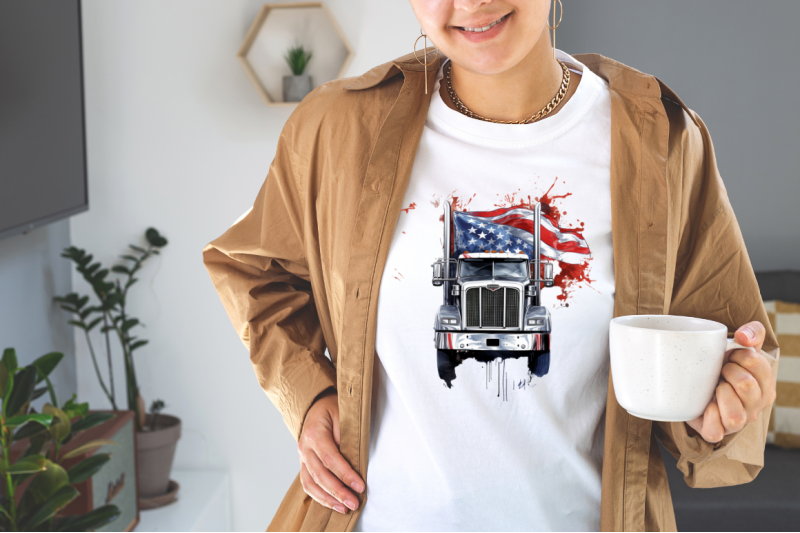 patriotic-truck-sublimation-clipart