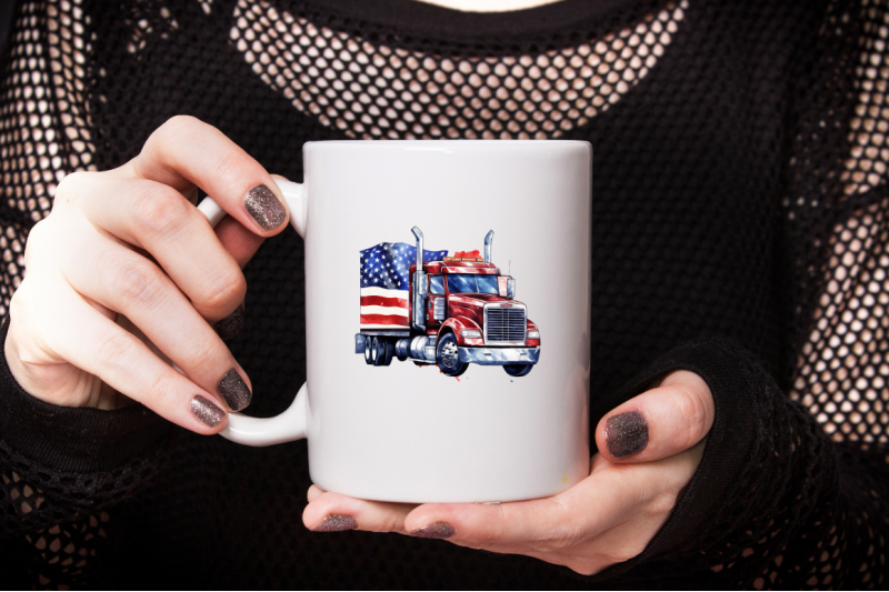 patriotic-truck-sublimation-clipart