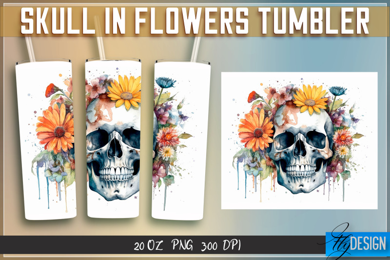 skull-in-flowers-tumblers-bundle-wrap-20-oz-v-1