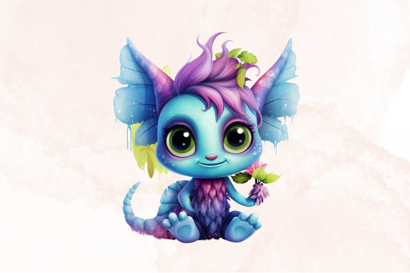 fairy-monster-sublimation-clipart-bundle