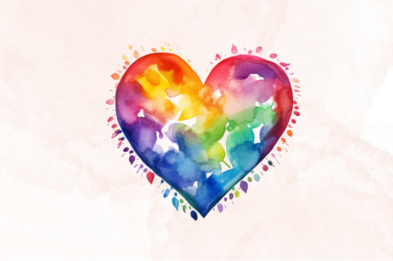 rainbow-heart-watercolor-clipart-bundle