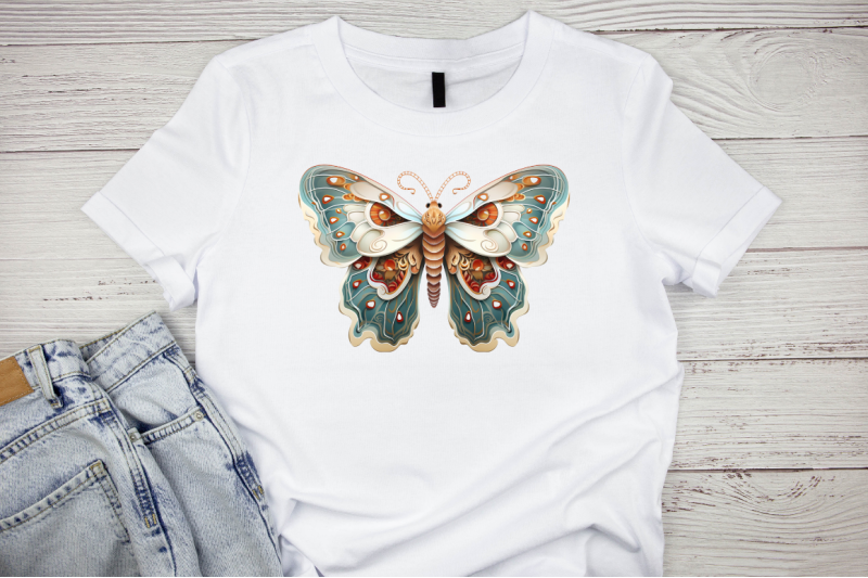 retro-royal-moth-sublimation-clipart