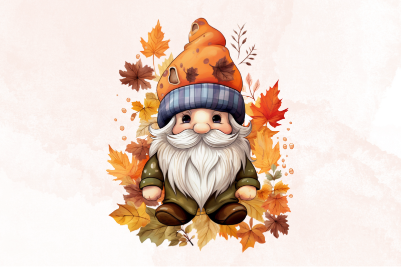 cute-fall-gnome-sublimation-clipart