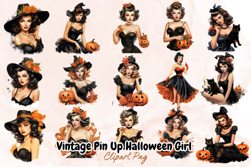 vintage-pin-up-halloween-girl-clipart