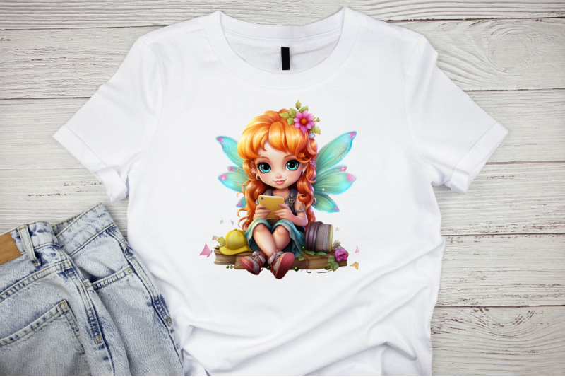 fairy-student-sublimation-clipart-bundle