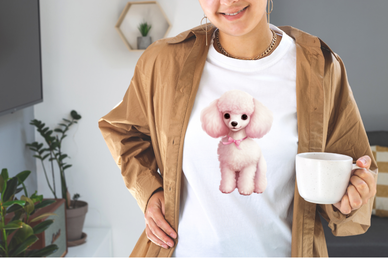 cute-poodle-sublimation-clipart-bundle