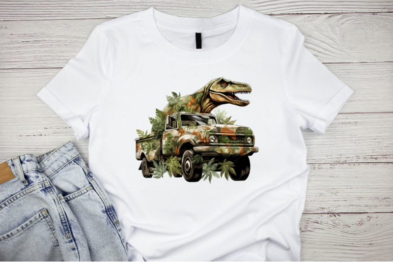 dinosaur-amp-camo-truck-for-back-to-school