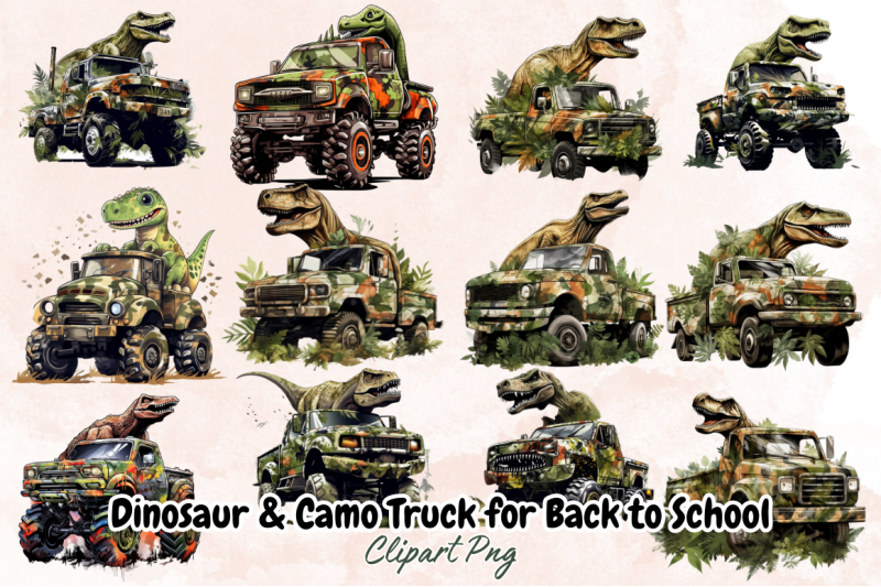 dinosaur-amp-camo-truck-for-back-to-school