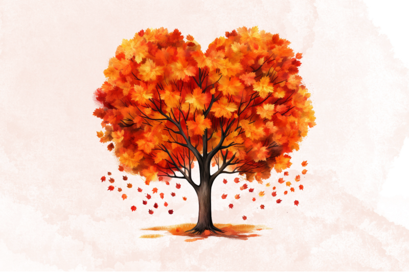 autumn-heart-maple-tree-clipart-bundle