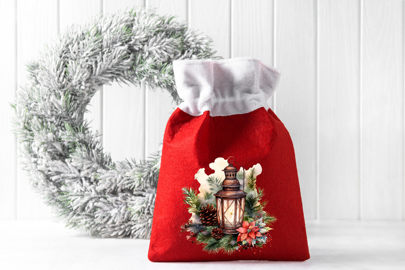 christmas-lantern-sublimation-design-gift-bag