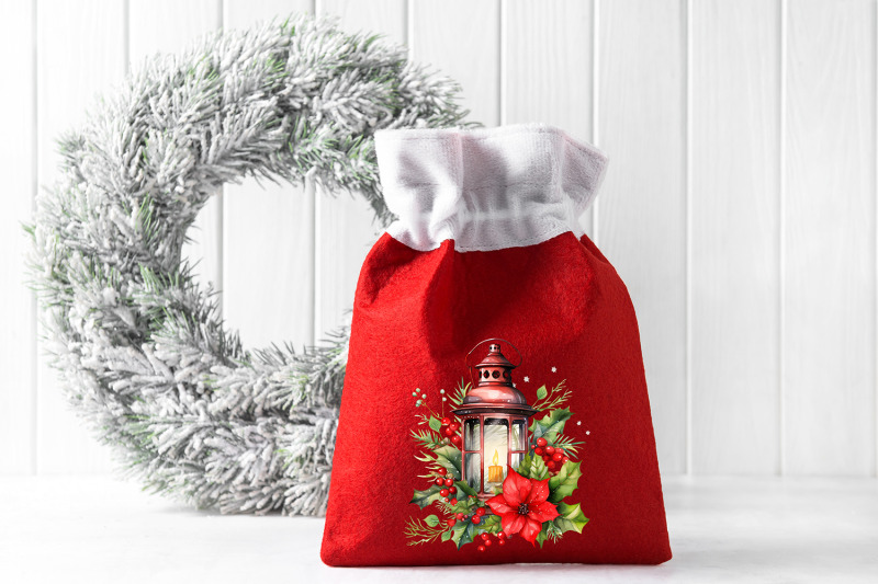 christmas-lantern-sublimation-design-gift-bag