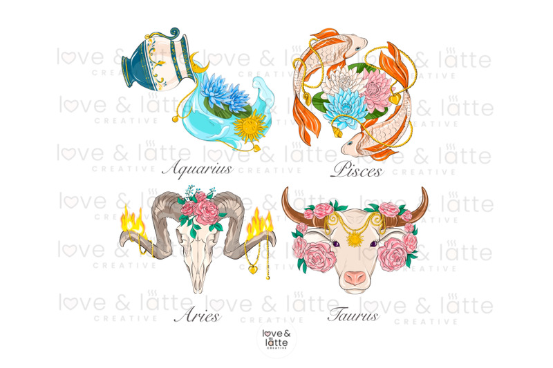 zodiac-clipart-horoscope-astrology-clipart-zodiac-signs
