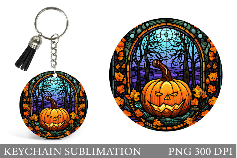 halloween-pumpkin-keychain-scary-pumpkin-keychain-design