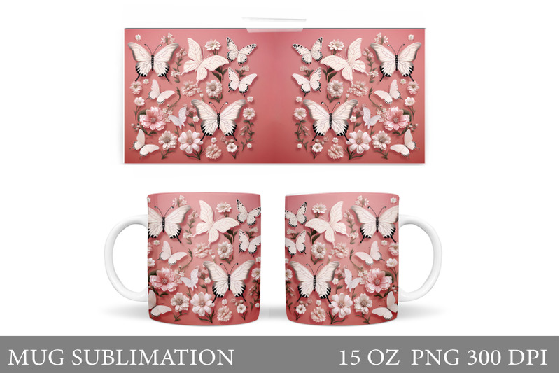 3d-butterfly-mug-sublimation-butterfly-mug-wrap-design