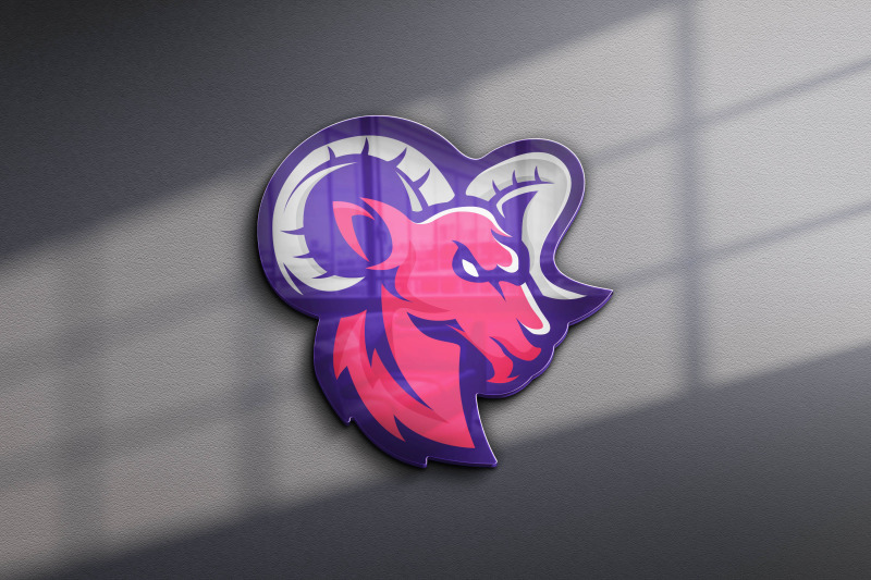 rams-head-esport-logo-template