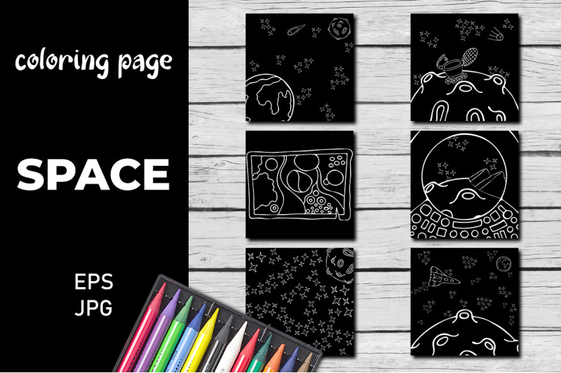 6-space-coloring-pages
