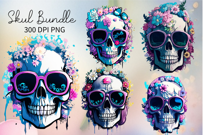 flower-skul-png-clipart-skul-png-clipart-sublimation-bundle