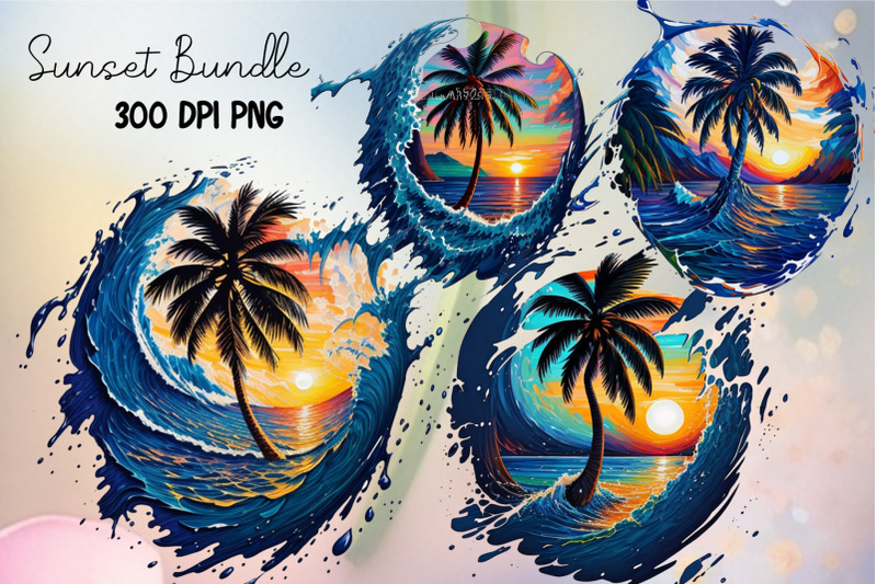 sunset-png-clipart-summer-beach-sunset-png-sublimation